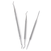 3 sztuk hak wrastające podwójne zakończone wrastające orteza na palec u nogi podnośnik plik Toe pielęgnacja paznokci Manicure Pedicure paznokcie czyste narzędzie do pielęgnacji stóp 5